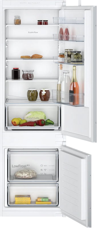 Neff N 30 KI5871SE0G, built-in fridge-freezer with freezer at bottom