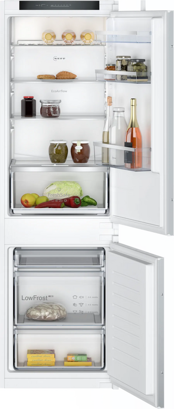 Neff N 50 KI5862SE0G, Low Frost Built-in fridge-freezer 60/40 Split