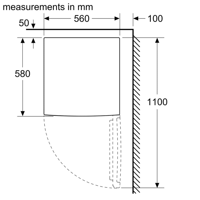 Bosch Series 2 KTR15NWEAG, Under Counter Fridge