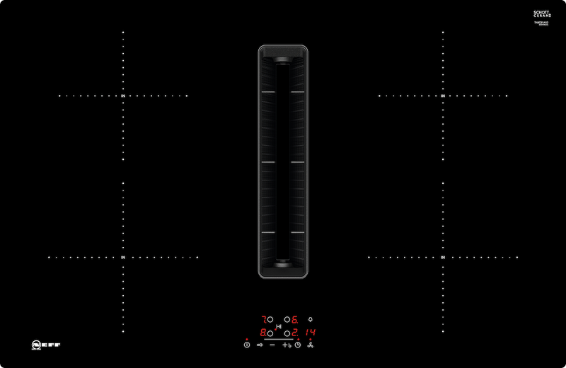 Neff T48CB1AX2, Induction hob with integrated ventilation system