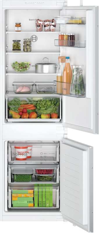 Bosch Series 2 KIN86NSE0G, Built-in fridge-freezer with freezer at bottom