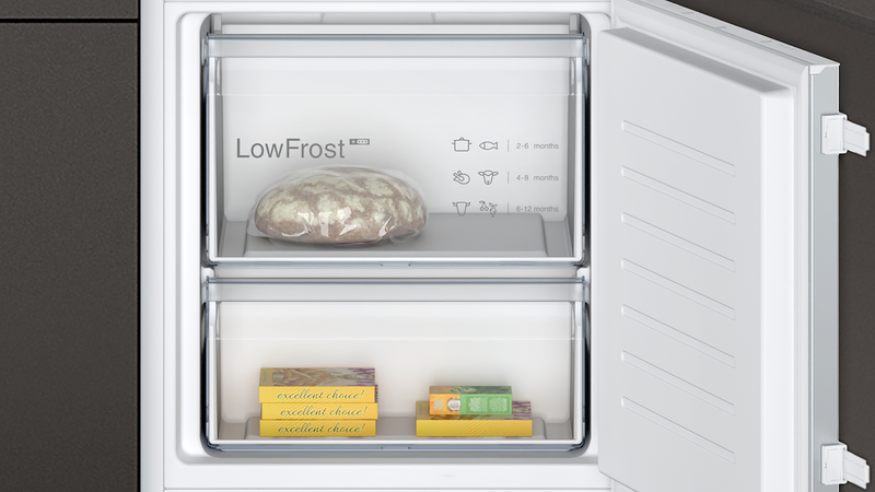 Neff N 50 KI5872SE0G, Built-in fridge-freezer with freezer at bottom