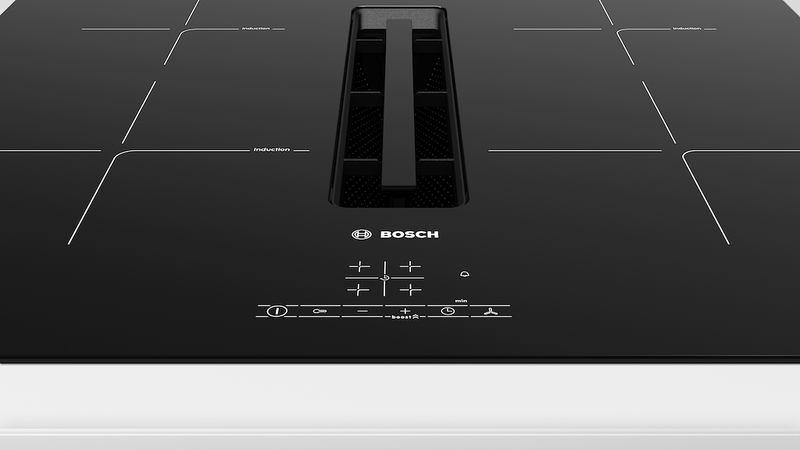 Bosch PIE611B15E, Induction hob with integrated ventilation system