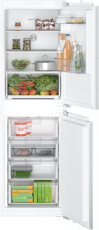 Bosch Series 2 KIN85NFE0G, Built-in fridge-freezer with freezer at bottom