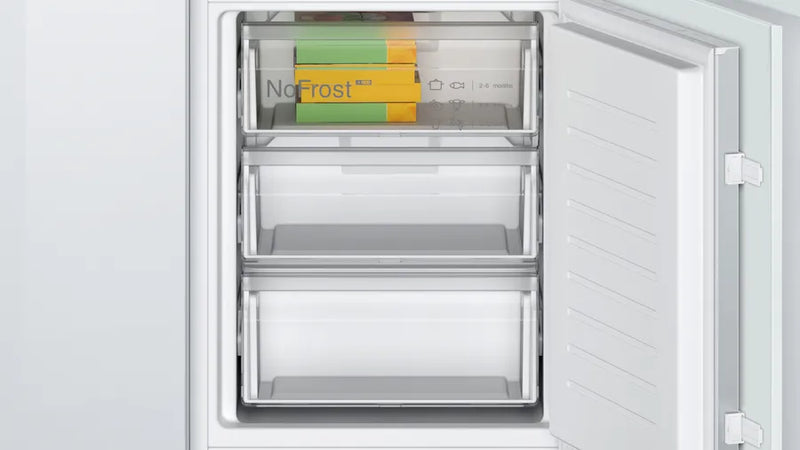 Bosch Series 2 KIN86NSE0G, Built-in fridge-freezer with freezer at bottom