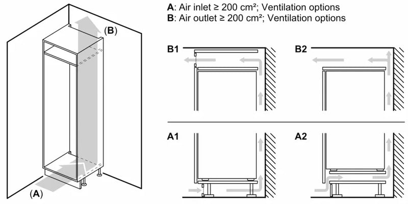 Neff N 50 KI1812FE0G, built-in fridge