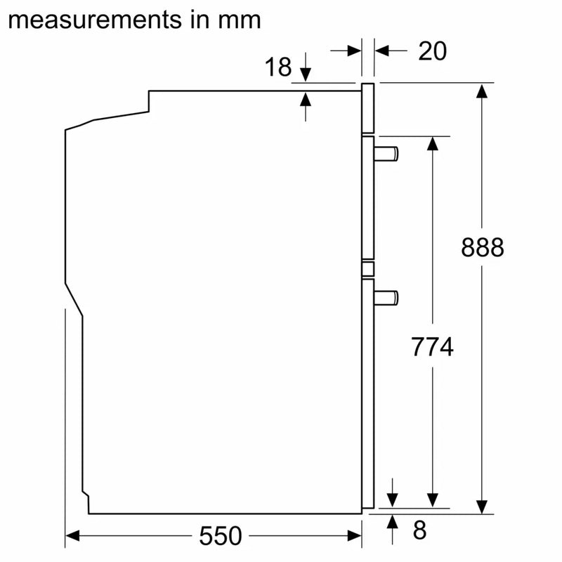Bosch Series 6 MBA5785S6B, Built-in double oven