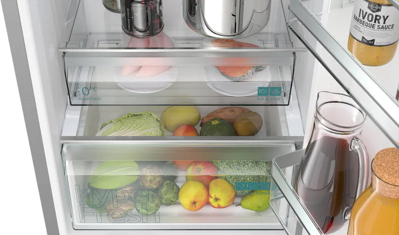 Siemens iQ 300 KG39NXIBF, free-standing fridge-freezer with freezer at bottom