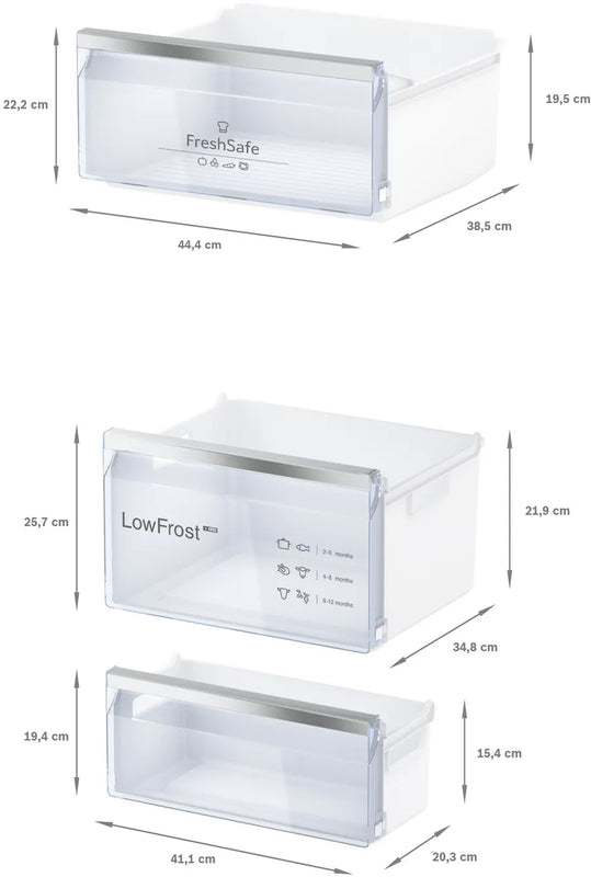 Neff N 50 KI5872FE0G, Integrated Fridge Freezer 70/30 Fixed Hinge