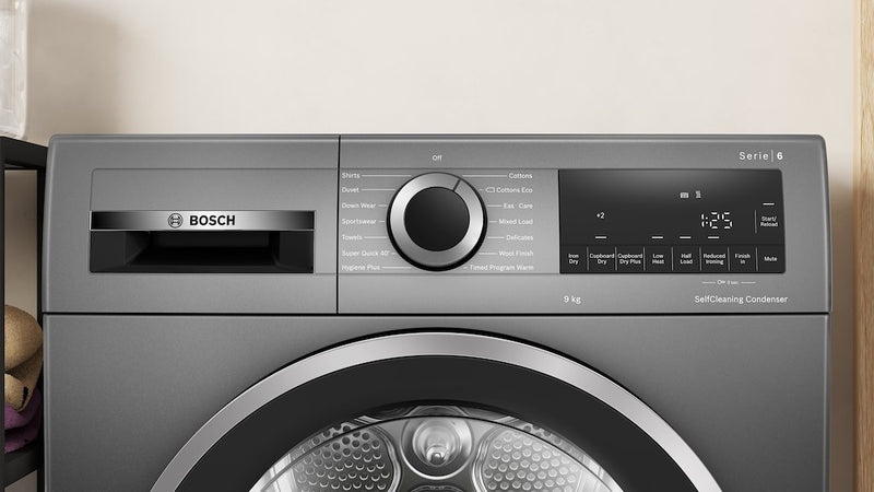 Bosch Series 6 WQG245R9GB, Heat pump tumble dryer