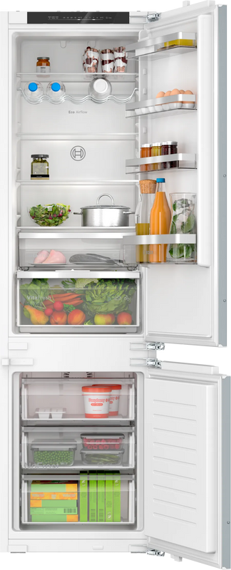 Bosch Series 4 KIN96VFD0, Built-in fridge-freezer with freezer at bottom