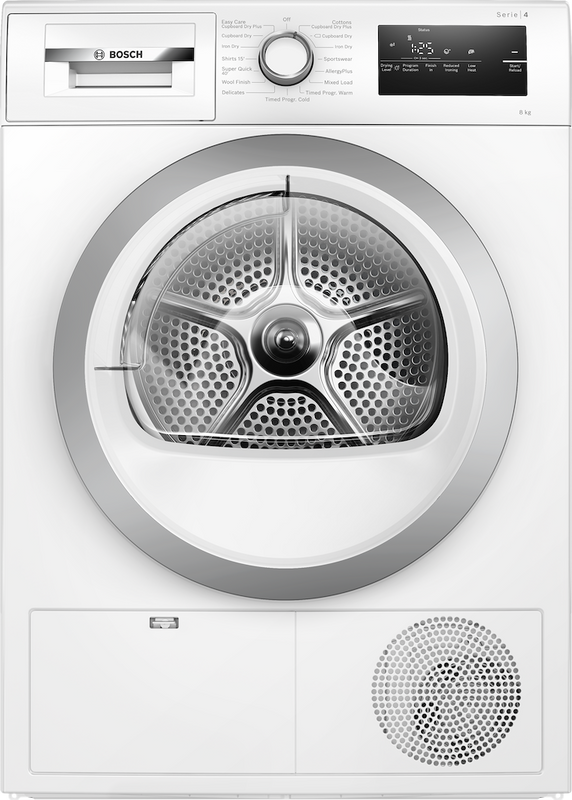 Bosch Series 4 WTN83203GB, Condenser tumble dryer