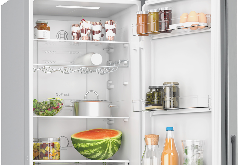 Bosch Series 2 KGN27NLEAG, Free-standing fridge-freezer with freezer at bottom