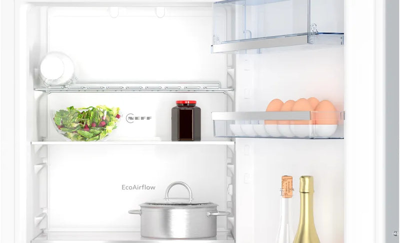 Neff N 70 KI7863DD0G, Built-in fridge-freezer with freezer at bottom