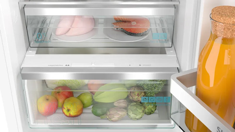 Siemens iQ 500 KI86NADD0, built-in fridge-freezer with freezer at bottom