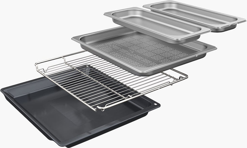 Neff N 90 C24FS31G0B, Built-in compact oven with steam function