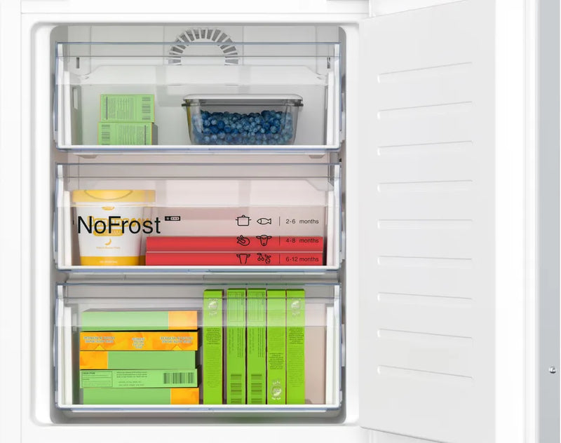 Neff N 70 KI7863DD0G, Built-in fridge-freezer with freezer at bottom