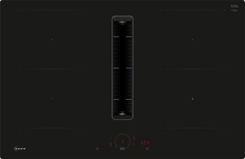 Neff N 70 V58PHQ4C0, Induction hob with integrated ventilation system
