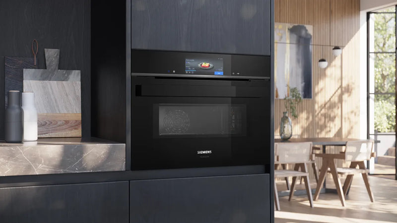 Siemens iQ 700 CM978GNB1B, Built-In Compact Oven with Microwave Function