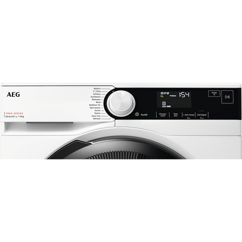AEG TR739G4B 7000 Series 9kg Heat Pump Tumble Dryer