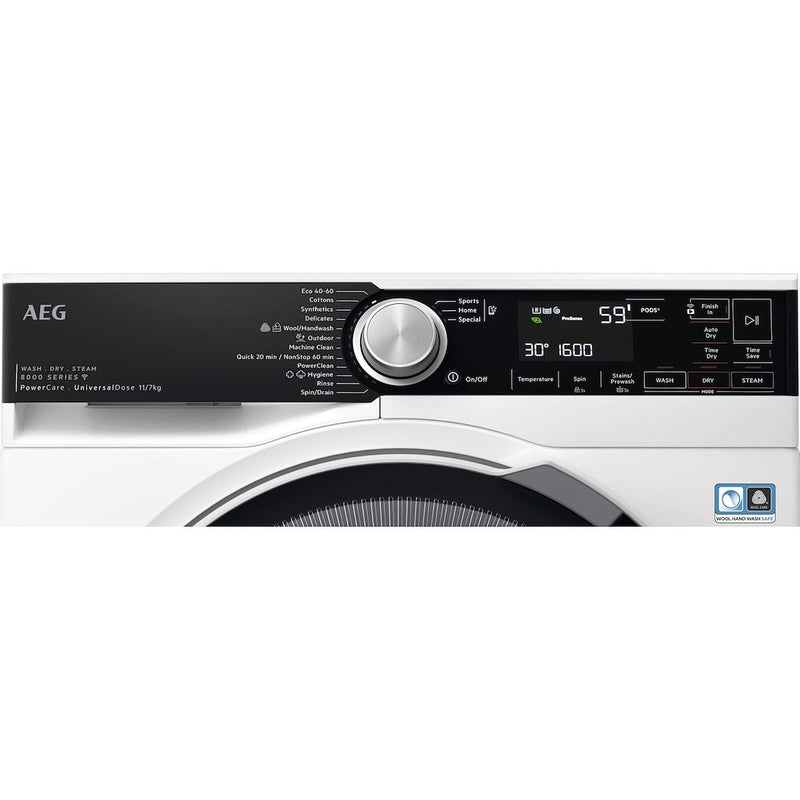 AEG LWR8516L6UD 8000 Series 11/7kg Washer Dryer