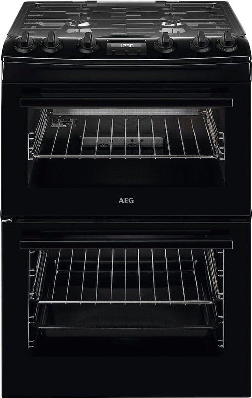 AEG CGX6130ACB 60cm Gas Double Cooker