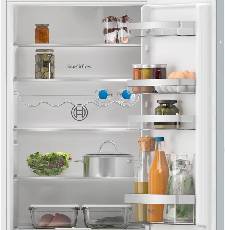 Bosch Series 4 KIV87VSE0G, Built-in fridge-freezer with freezer at bottom