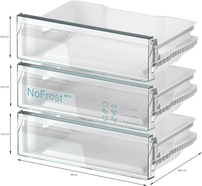 Siemens iQ 300 GU21NVFE0G, built-in freezer