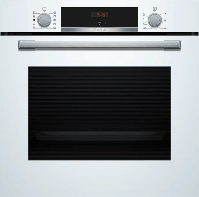 Bosch Series 4 HQA534BW3B, Built-in oven with added steam function