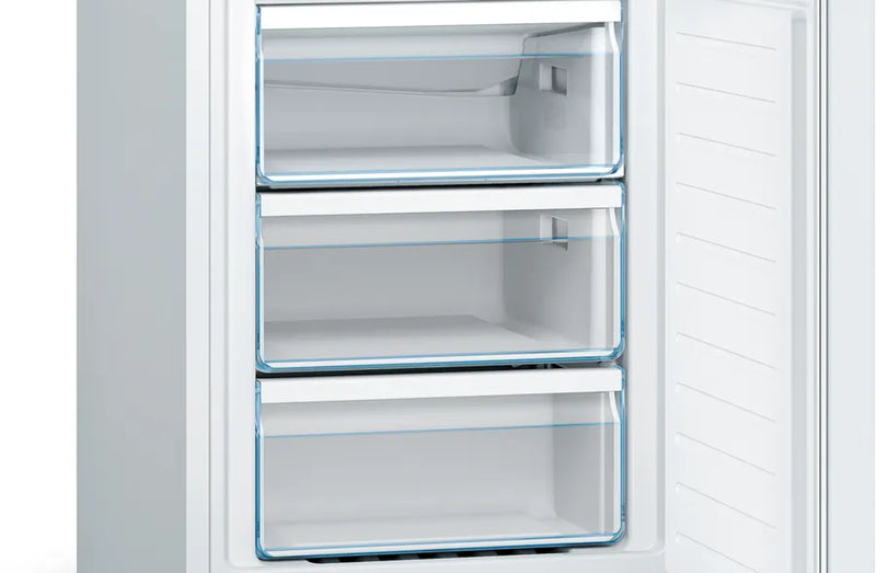 Bosch Series 2 KGN33NWEBG, Free-standing fridge-freezer with freezer at bottom
