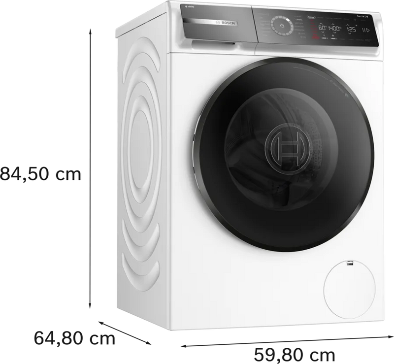 Bosch Series 8 WGB256A2GB, Washing machine, front loader