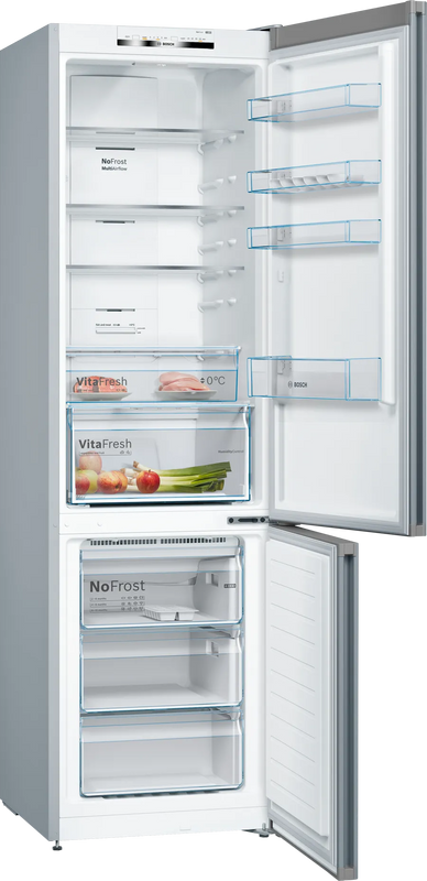 Bosch Series 4 KGN392LEBG, Free-standing fridge-freezer with freezer at bottom
