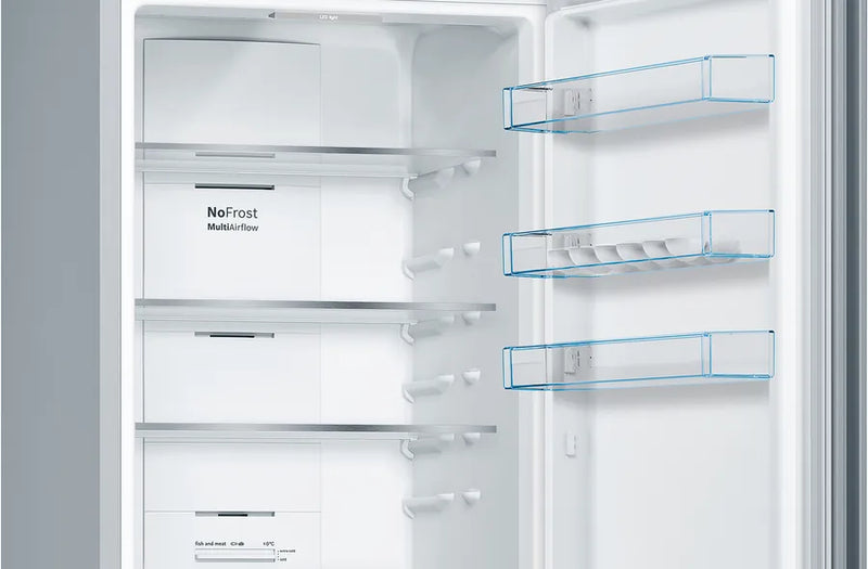 Bosch Series 4 KGN392LEBG, Free-standing fridge-freezer with freezer at bottom