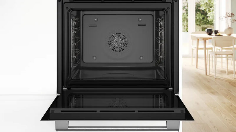 Bosch Series 4 HQA534BW3B, Built-in oven with added steam function