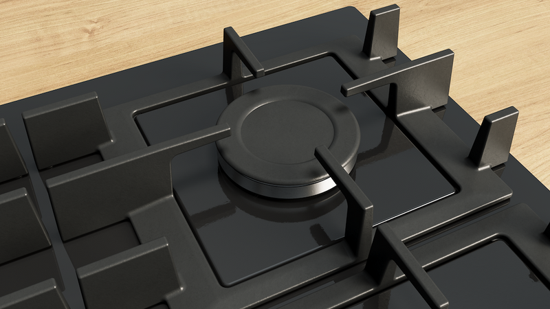 Bosch Series 4 PNP6B6K40, Gas hob