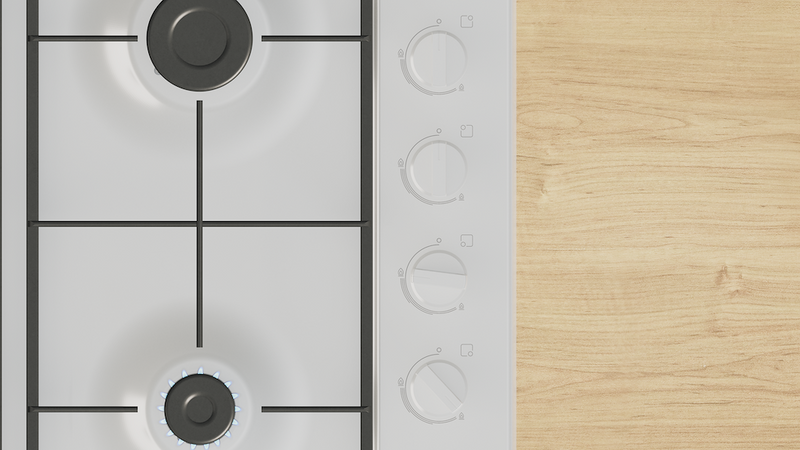 Bosch Series 2 PBP6B2K60, Gas hob