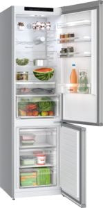 Bosch KGN392LAGG, Free-standing fridge-freezer with freezer at bottom