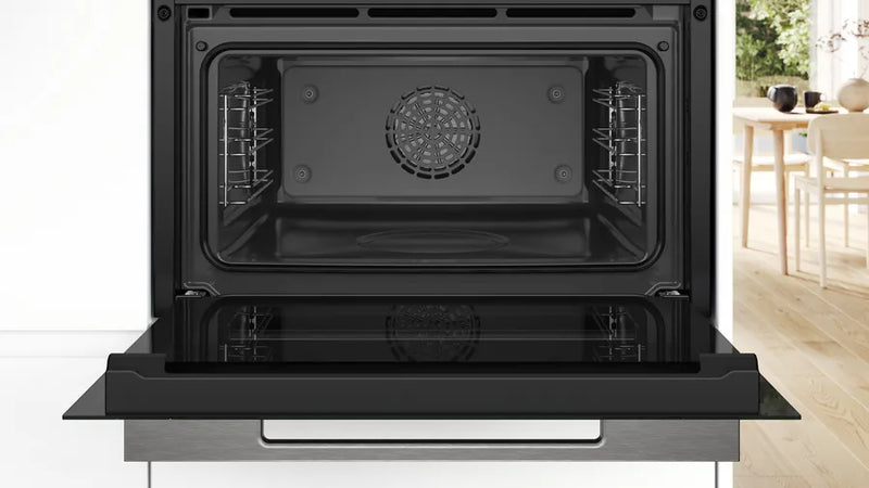 Bosch Series 8 CSG7361B1, Built-in compact oven with steam function