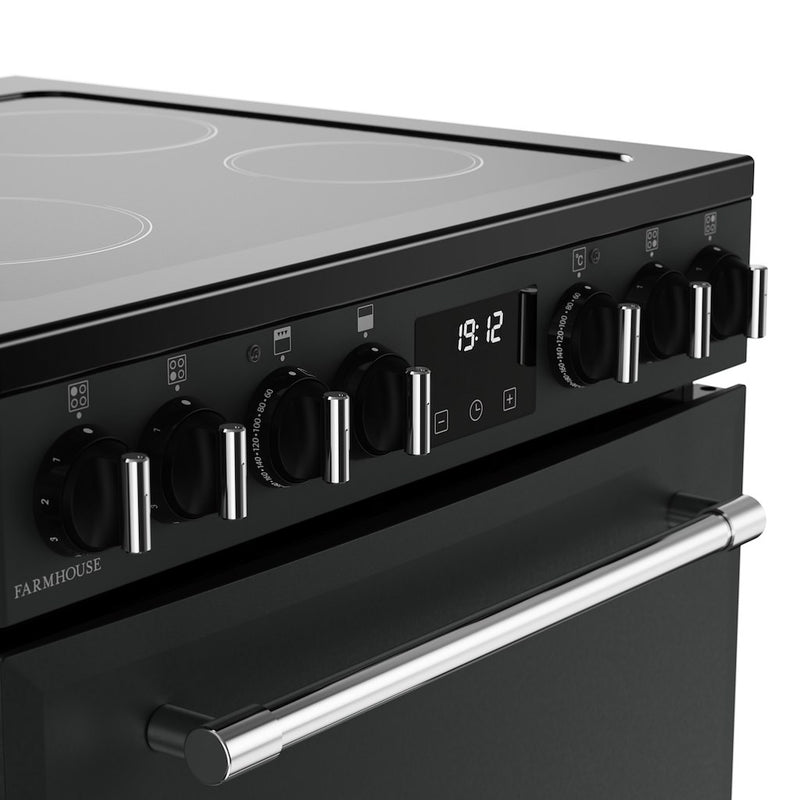 Belling MRA FARMHOUSE 60E 60cm Electric Ceramic Cooker - Anthracite