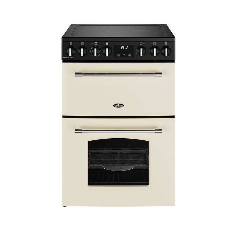 Belling MRA FARMHOUSE 60E 60cm Electric Ceramic Cooker - Cream