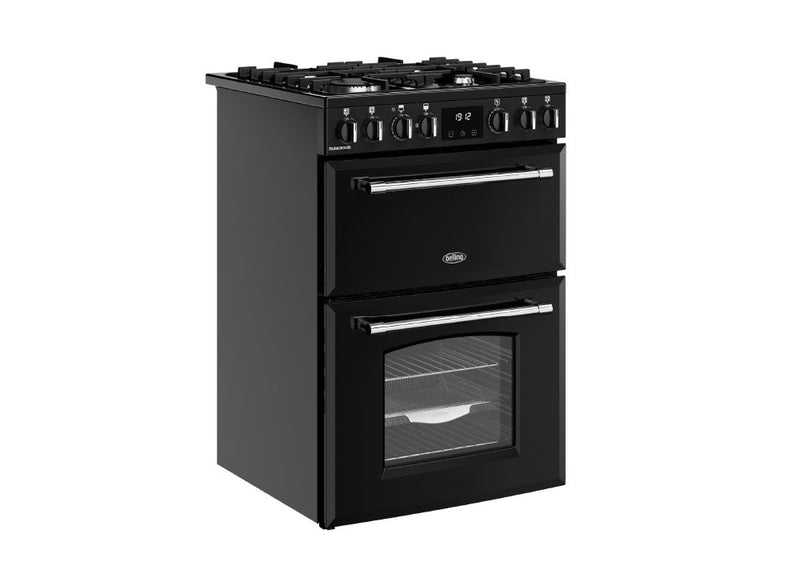 Belling MRA FARMHOUSE 60DF 60cm Dual Fuel Cooker - Black