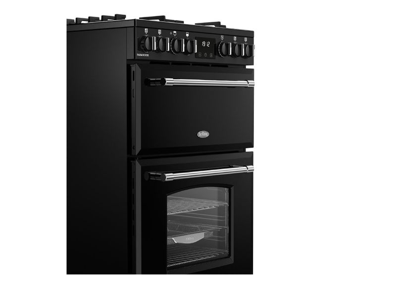 Belling MRA FARMHOUSE 60DF 60cm Dual Fuel Cooker - Black