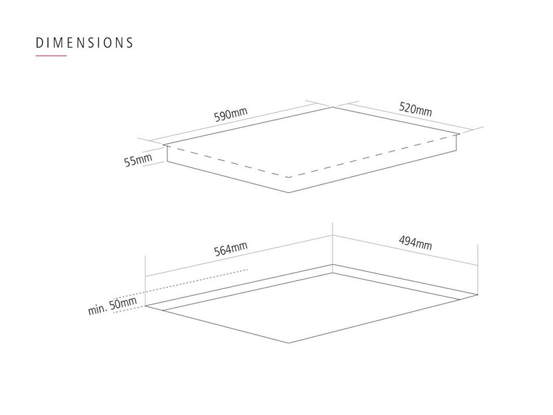 Caple C816C Ceramic Hob