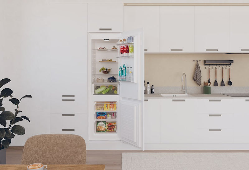 Candy CBBML18EK Integrated 70/30 Fridge Freezer - White - E Rated