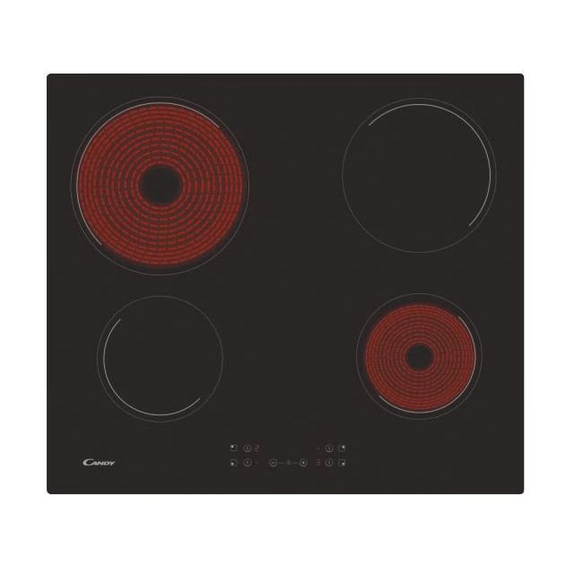 Candy CH64CCB/4U 60cm Ceramic Hob - Black