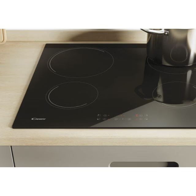 Candy CH64CCB/4U 60cm Ceramic Hob - Black