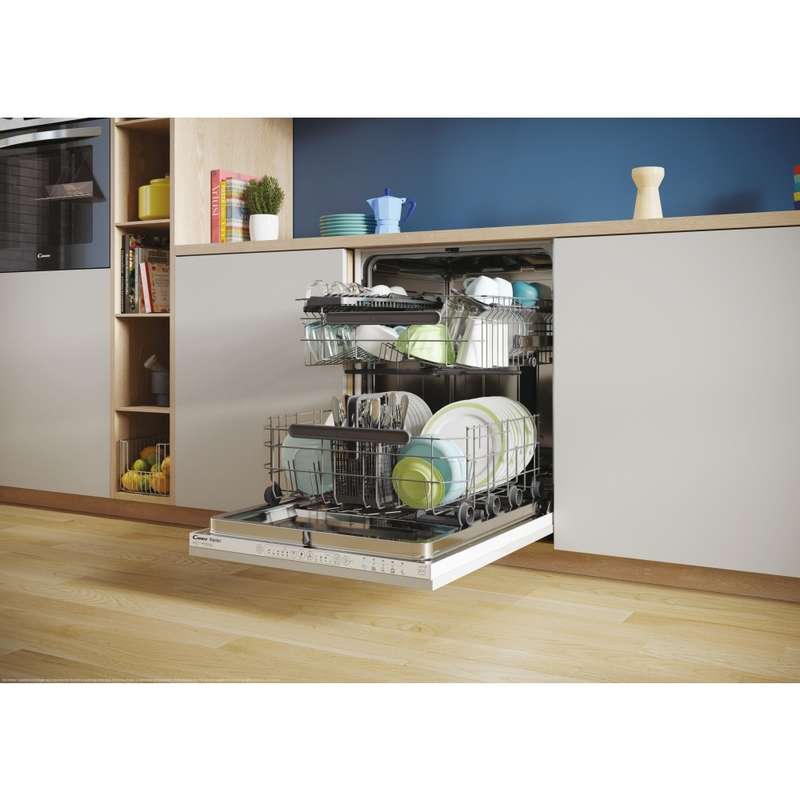 Candy CI 4E7L0W-80 60cm Built-In 14 Place Setting Dishwasher