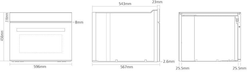 Caple CM108SS Built In Microwave