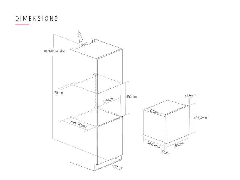 Caple CM111GM Built-In Combination Microwave