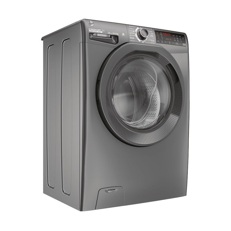 Hoover H3DPS4966TAMRR80 H-Wash&Dry 350 6/9kg 1400rpm D/A Rated Freestanding Washer Dryer - Graphite